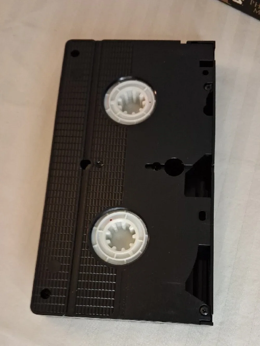 Star Wars: The Phantom Menace VHS Box - Black with Red/Gold Artwork